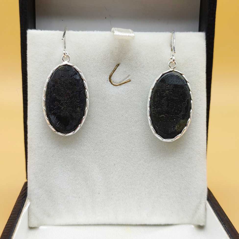 925 Sterling Silver Black Onyx Earrings