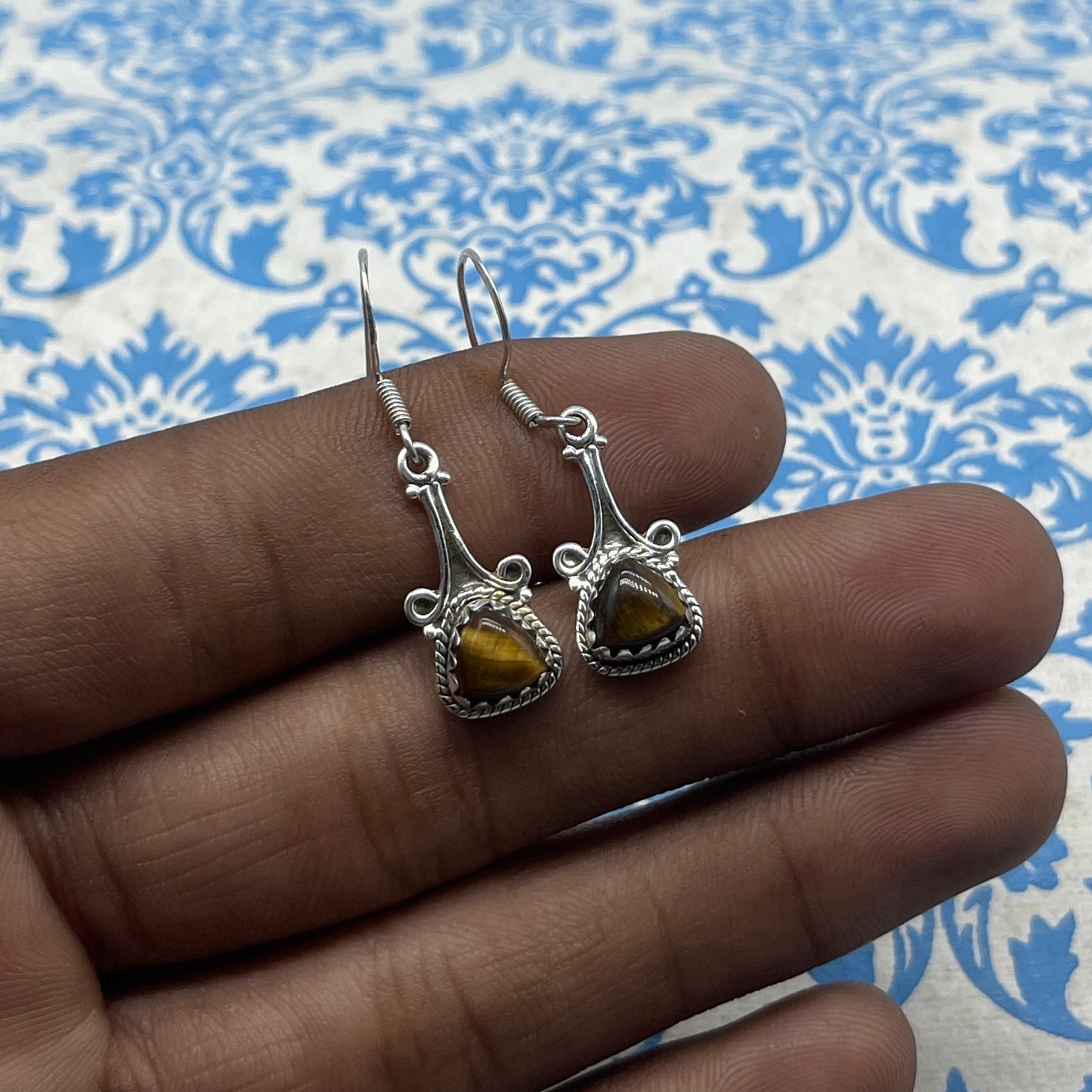 Elegant Handmade Gemstone Earrings – Sterling Silver Jewelry