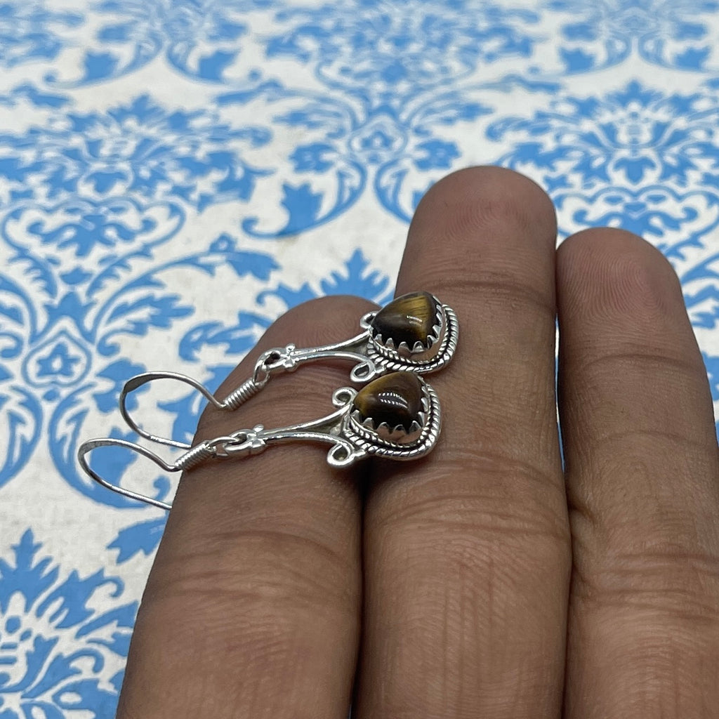 Elegant Handmade Gemstone Earrings – Sterling Silver Jewelry