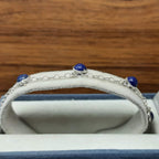 Classic Handmade 925 Sterling Silver Lapis Bracelet Timeless Design