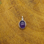 Amethyst Nepali Bohemian Handmade Silver Pendant