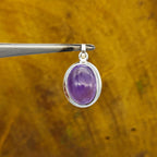 Amethyst Nepali Bohemian Handmade Silver Pendant