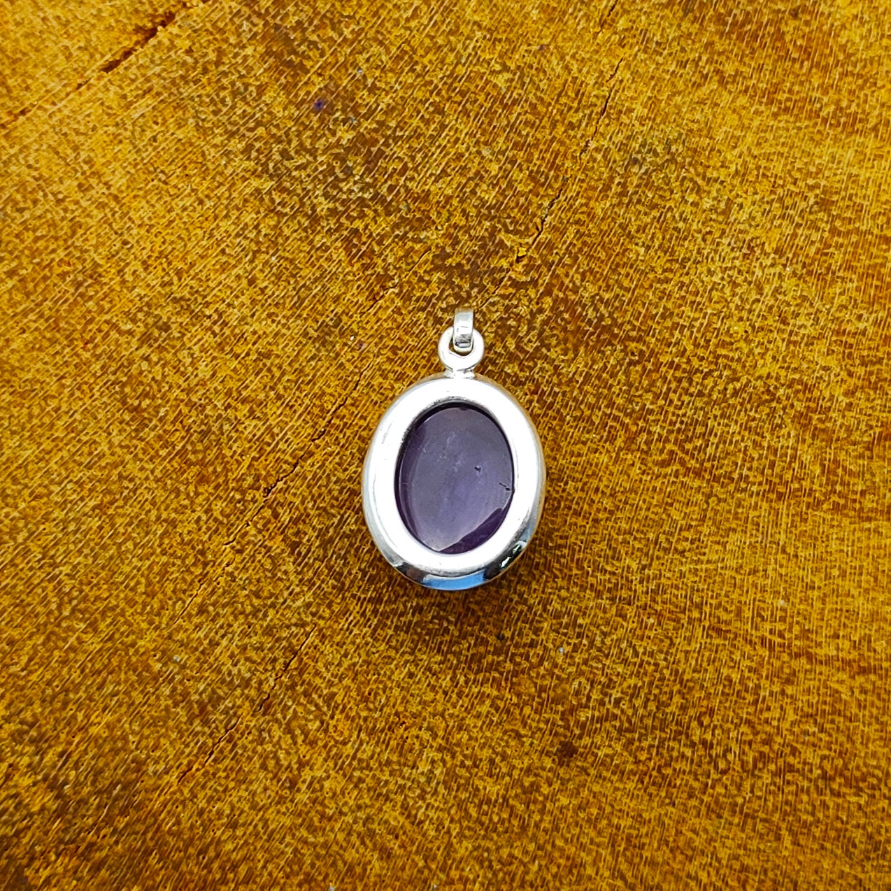 Amethyst Nepali Bohemian Handmade Silver Pendant