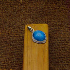 Titanium Druzy 925 Silver Pendant Nepali Design Gift
