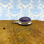 Amethyst Nepali Bohemian Handmade Silver Pendant