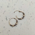 Vintage Style 925 Sterling Silver Bali Hoop Earrings for Women