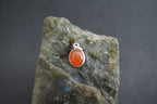 Thin Bezel Carnelian 925 Silver Pendant Handmade Gift Wholesale