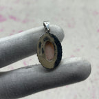 Pink Larimar 925 Sterling Silver Pendant – Designer Silver Jewelry