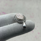 Pink Larimar 925 Sterling Silver Pendant – Designer Silver Jewelry