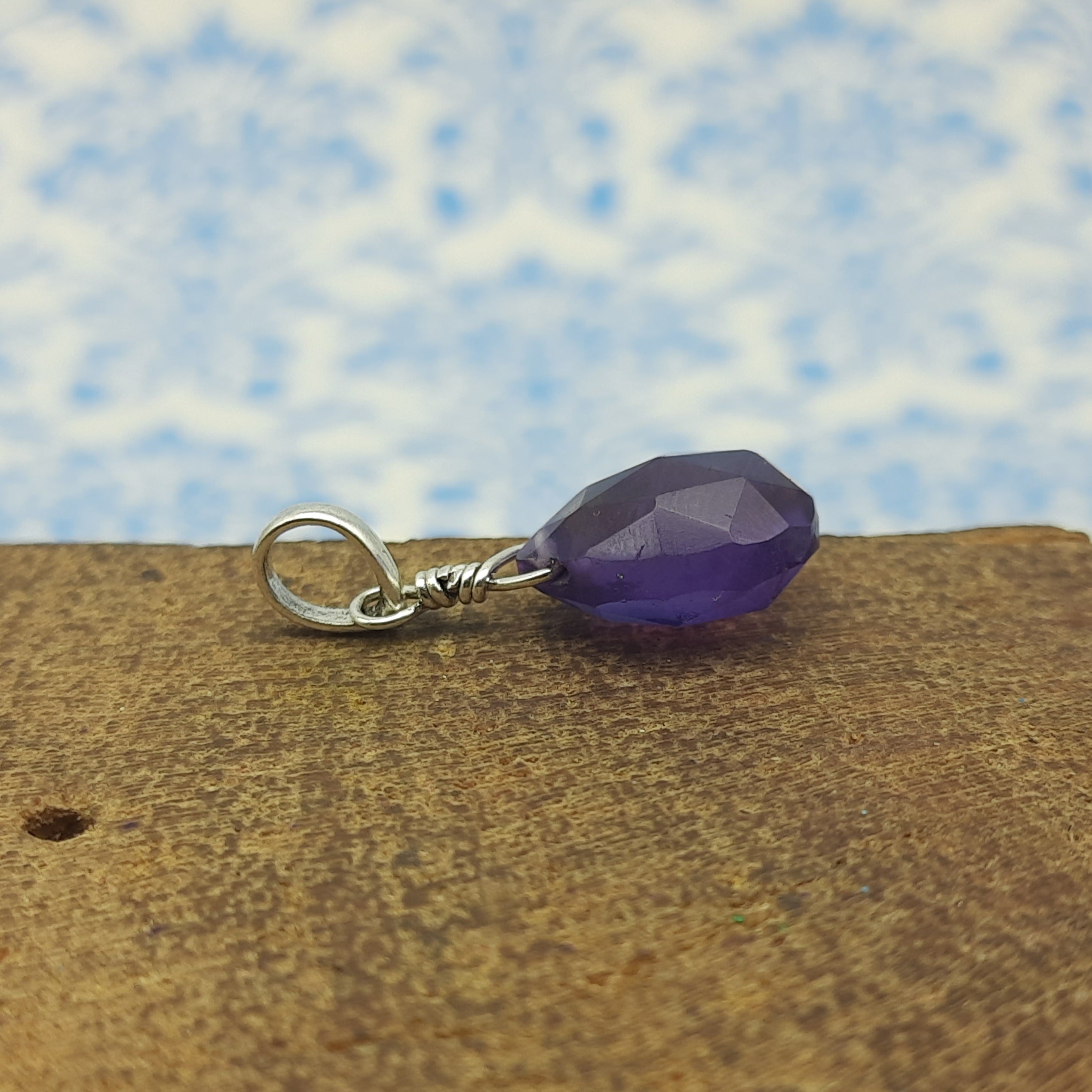 Amethyst 925 Sterling Silver Handmade Nepali Bohemian Classic Jewelry