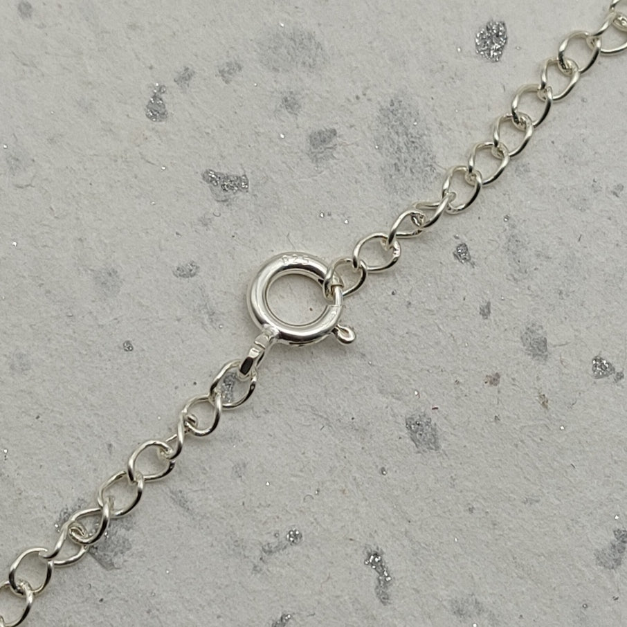 Sterling Silver 925 Seashell Bracelet Handmade Minimal Beach Jewelry