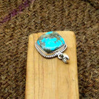 Mohave Turquoise 925 Silver Handmade Pendant Wholesale