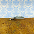Aquamarine Nepali Bohemian Handmade Silver Pendant