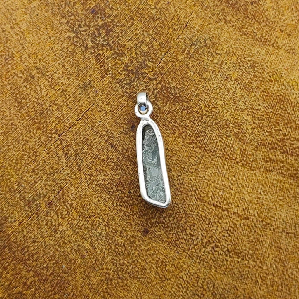 Aquamarine Nepali Bohemian Handmade Silver Pendant