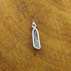 Aquamarine Nepali Bohemian Handmade Silver Pendant