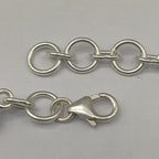 925 Sterling Silver Herkimar Diamond Rough Stone Bracelet
