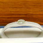 Minimal Fine Single Stone  Crystal Oval Shape Bracelet