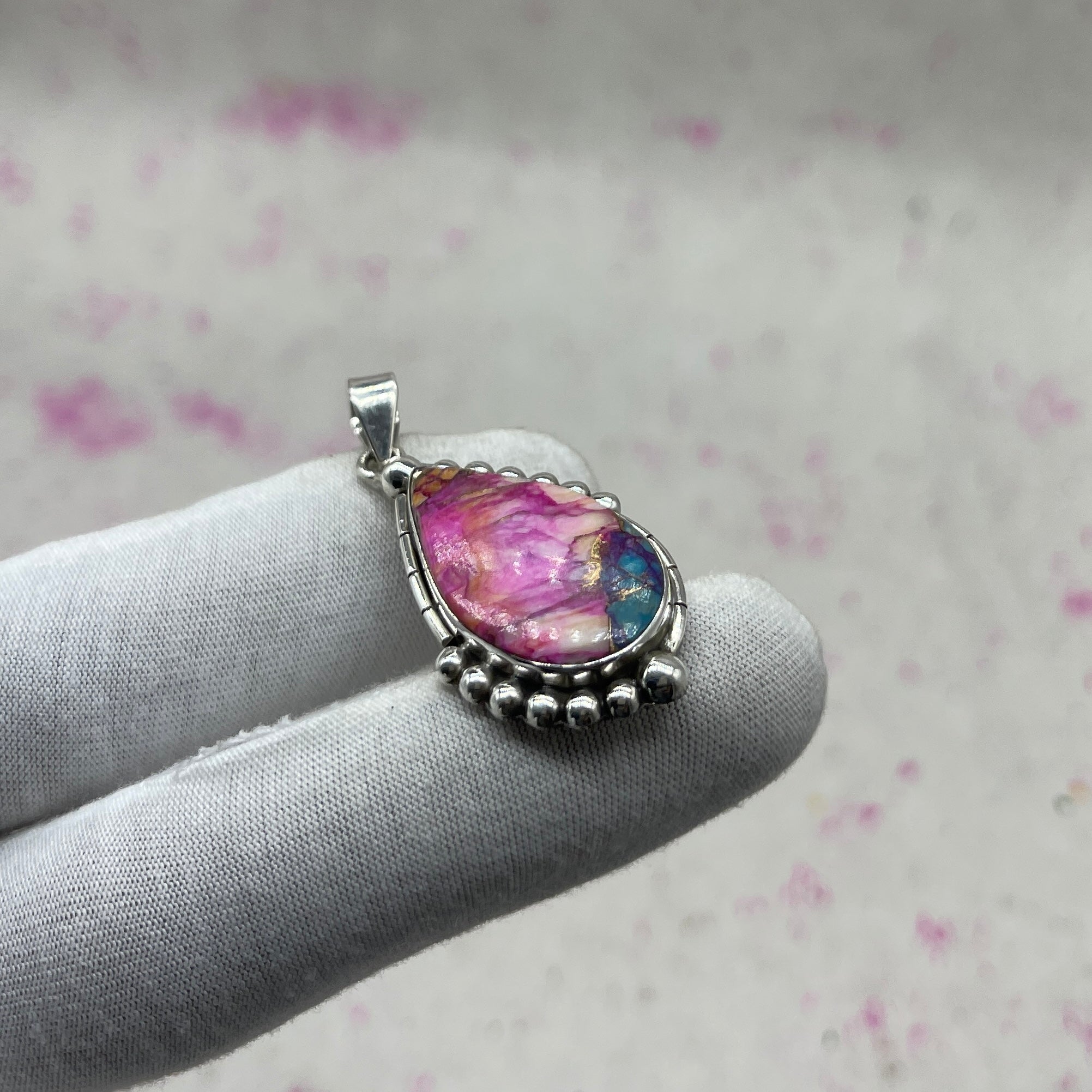Pink Dahlia 925 Sterling Silver Pendant – Artisan Festival Jewelry