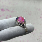 Pink Dahlia 925 Sterling Silver Pendant – Artisan Festival Jewelry