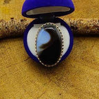 Natural Crazy Agate Gemstone Designer 925 Sterling Silver Ring
