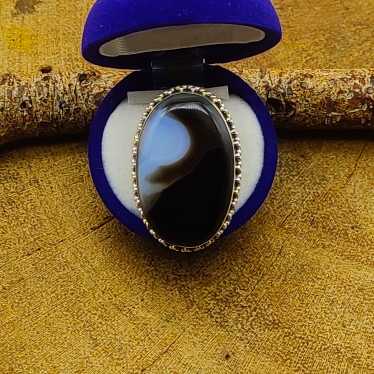 Natural Crazy Agate Gemstone Designer 925 Sterling Silver Ring