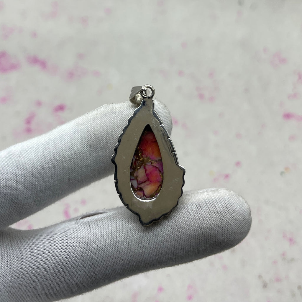 Pink Dahlia 925 Sterling Silver Pendant – Artisan Festival Jewelry