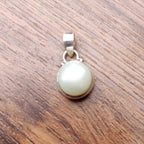 Natural Freshwater Pearl 925 Silver Pendant Boho Handmade Jewelry