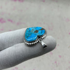Blue Mohave 925 Sterling Silver Pendant – Handmade Designer Jewelry