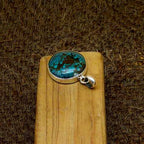 Natural Turquoise 925 Silver Necklace Handmade Gift