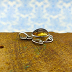 Citrine Designer Handwork Nepali Bohemian Silver Pendant