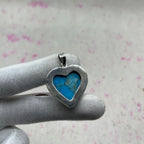 Blue Mohave 925 Sterling Silver Pendant – Handmade Designer Jewelry