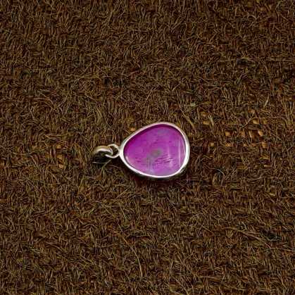 Pink Druzy 925 Silver Necklace Handmade Gift