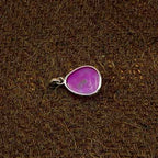 Pink Druzy 925 Silver Necklace Handmade Gift