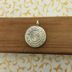 Goddess Kali Hand-Painted Pendant in 925 Sterling Silver – Powerful Divine Jewelry