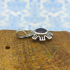 Faceted Amethyst 925 Silver Dainty Necklace Minimalist
