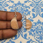 Jasper Dangle Earrings in 925 Sterling Silver