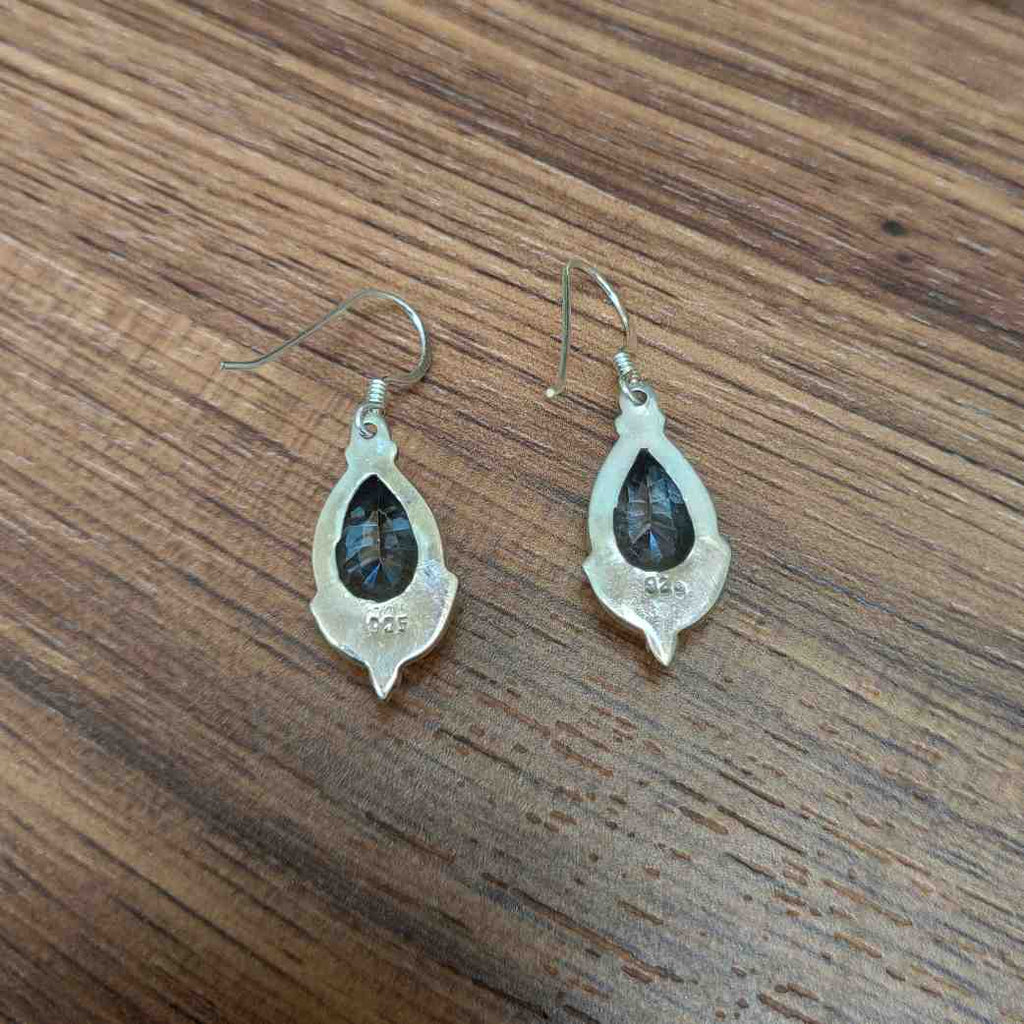 High Quality Blue Mystic Topaz Handmade Gemstone Earring