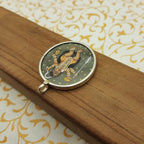 Goddess Kali Hand-Painted Pendant in 925 Sterling Silver – Powerful Divine Jewelry