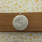 Goddess Kali Hand-Painted Pendant in 925 Sterling Silver – Powerful Divine Jewelry