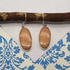 Jasper Dangle Earrings in 925 Sterling Silver
