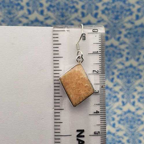 Jasper Dangle Earrings in 925 Sterling Silver