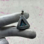 Blue Mohave 925 Sterling Silver Pendant – Artisan Boho Jewelry