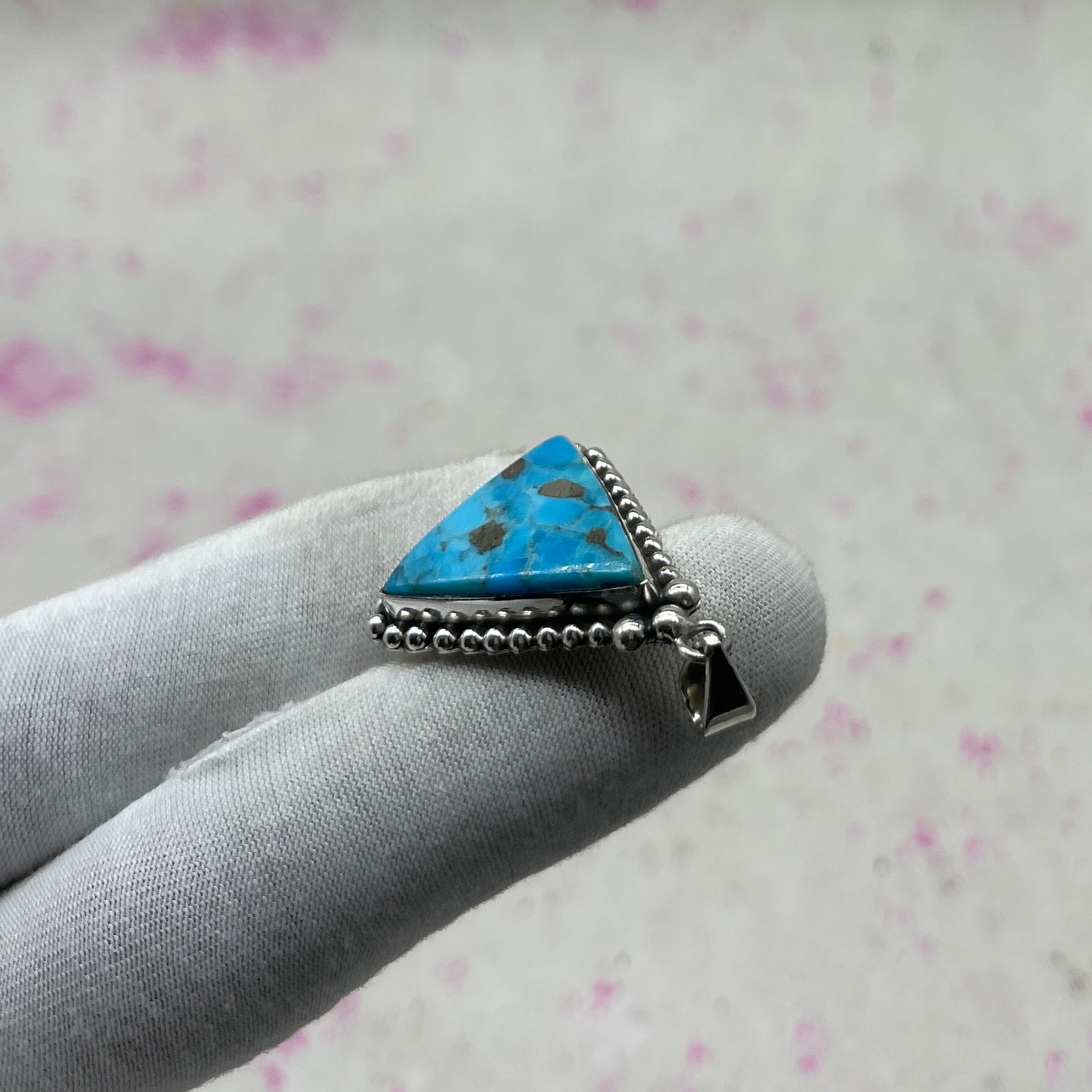 Blue Mohave 925 Sterling Silver Pendant – Artisan Boho Jewelry