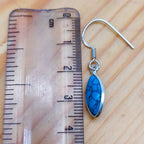Handndmade Turquoise Earring In 925 Solid Sterling Silver