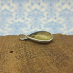 Citrine 925 Silver Dainty Pendant Handmade Wholesale