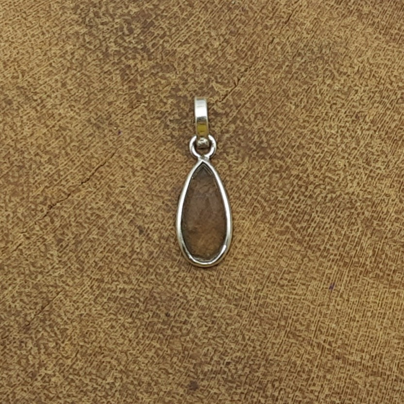 Faceted Smoky Quartz 925 Silver Pendant Wholesale India