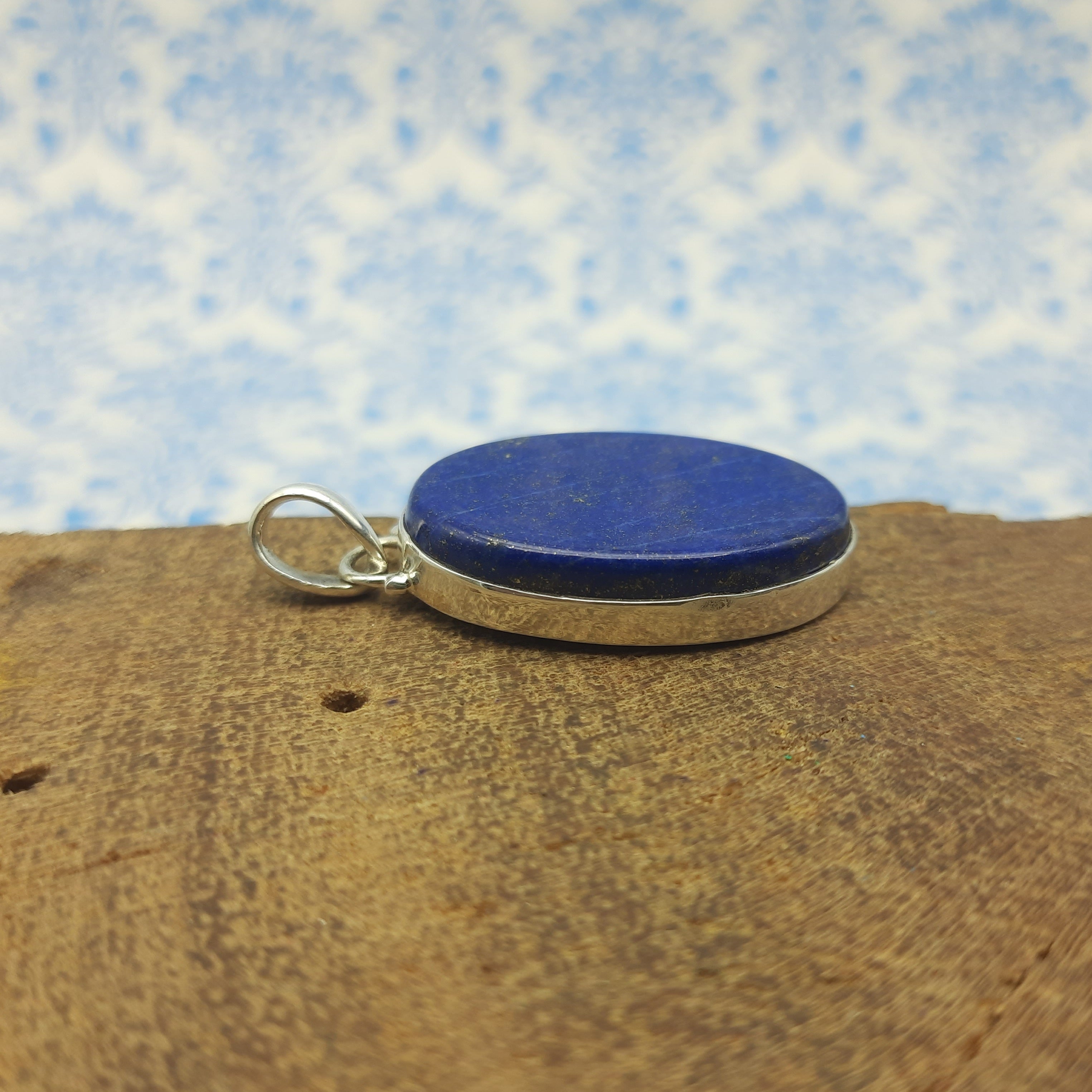 Lapis Lazuli 925 Sterling Silver Handmade Nepali Royal Bohemian Jewelry