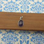 Faceted Amethyst 925 Silver Pendant Fashion Wholesale India