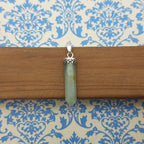 Amazonite 925 Silver Antique Style Gemstone Pendant
