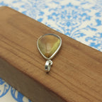 Citrine 925 Silver Dainty Pendant Handmade Wholesale